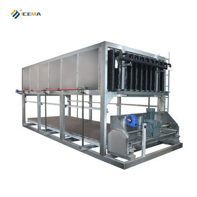 Harga yang pantas Mesin pembuatan blok es 15T/20T output tinggi dan Bitzer / Hanbell kompresor untuk produksi on line