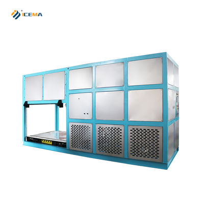 Harga yang pantas Menghemat energi 3T Mesin pembuat blok es industri dengan 380V / 3P / 50hz catu daya on line