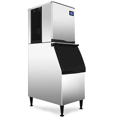 Mesin es kubus komersial 500kg 24h Baja tahan karat 220V/380V