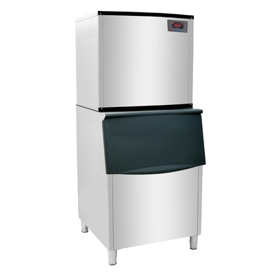Mesin Es Kubus Komersial 500kg/24jam Stainless Steel Pendingin Udara Air