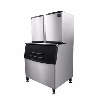 Komersial Cube Ice Maker 60kg-1200kg 24h Output Kelas Industri
